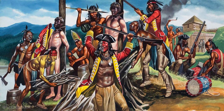 Когда США еще не было, индейские войны, индейские пытки, форт Освего, форт Онтарио