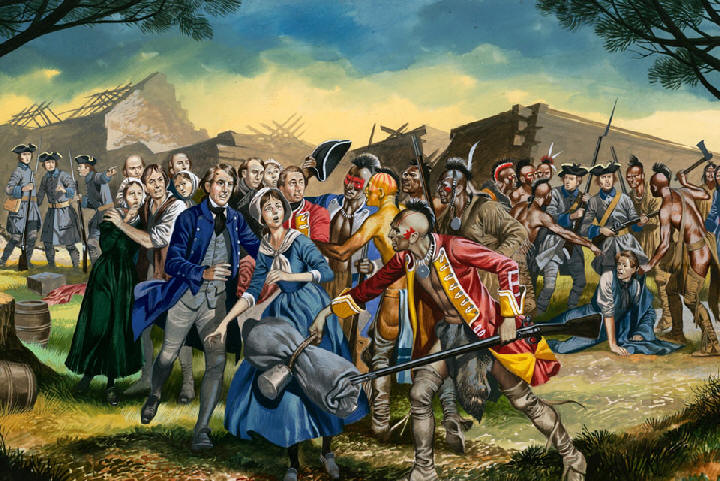 Форт Уильям-Генри, реальная история, индейские войны, мушкеты и томагавки