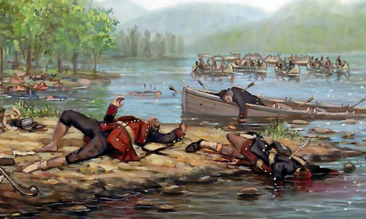 Война с Понтиаком, гибель отряда Кайлера, история американских войн, когда США еще не было.