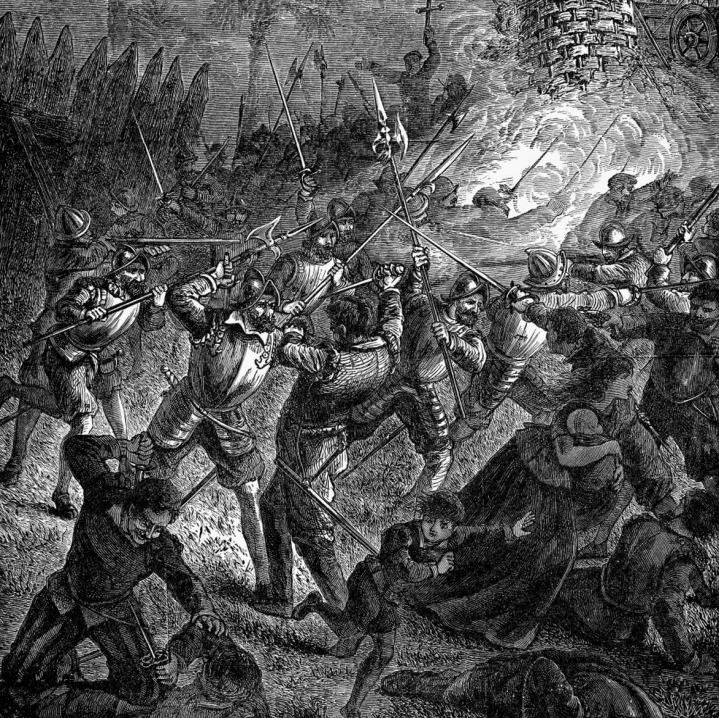 Варфоломеевская ночь во Флориде, 1565, форт Каролина, религиозные войны
