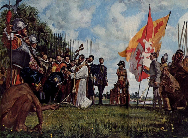 Резня в форте Каролина, Флорида, 1565, дон Менендес де Авилес, Рене де Лодонер, завоевание Америки, колониалные войны