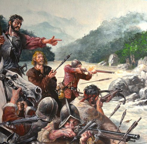 Конкистадоры, индейцы, засада, поход Нарваеса