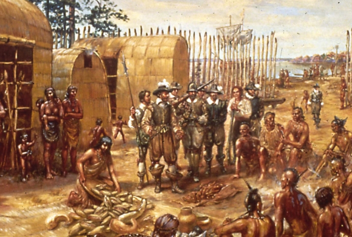Колония Джеймстаун, индейские войны, английские колонии в Америке