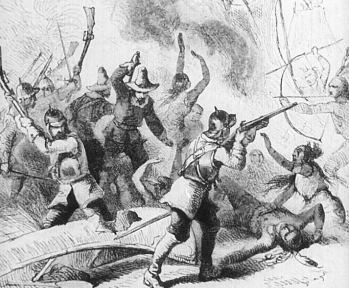 Войны с индейцами, Завоевание Америки, мушкеты и томагавки
