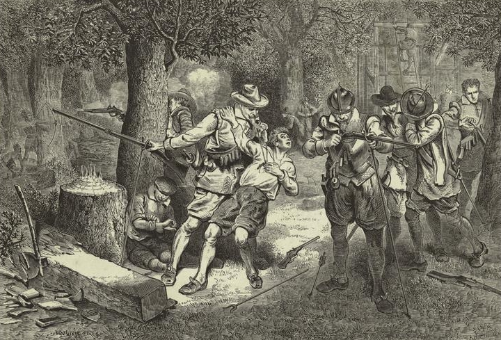 Война Короля Филиппа, индейские войны Новой Англии, Первая война с абенаками, мушкеты и томагавки