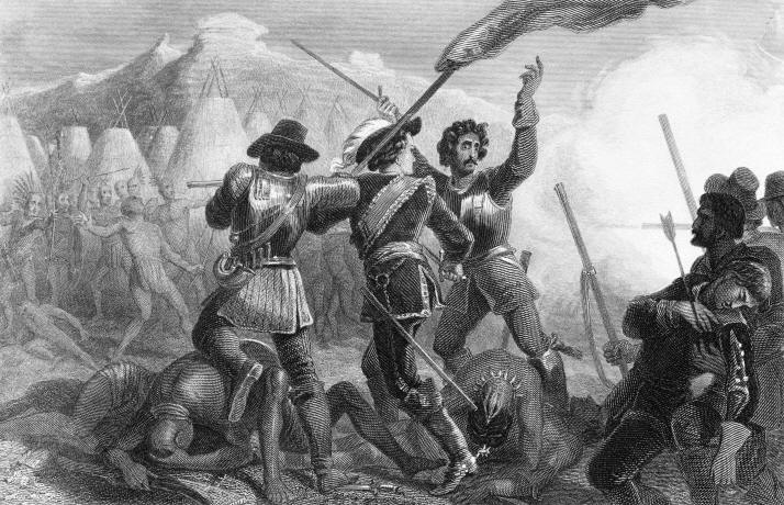 Индейские войны, Война с саскуеханноками в Вирджинии, книга Александра Морозова, Мушкеты и томагавки