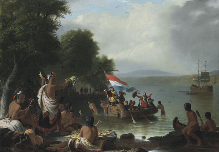 Новая Голландия, голландские колонии в Америке, войны голландцев с индейцами, мушкеты и томагавки