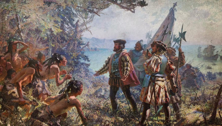 Шамплейн, Роберваль, основание Квебека, французские колонии в Америке, Мушшкеты и Томагавки, индейские войны