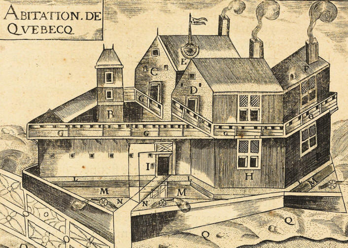Форт и колония Квебек 1609, Новая Франция, французские колонии в Америке