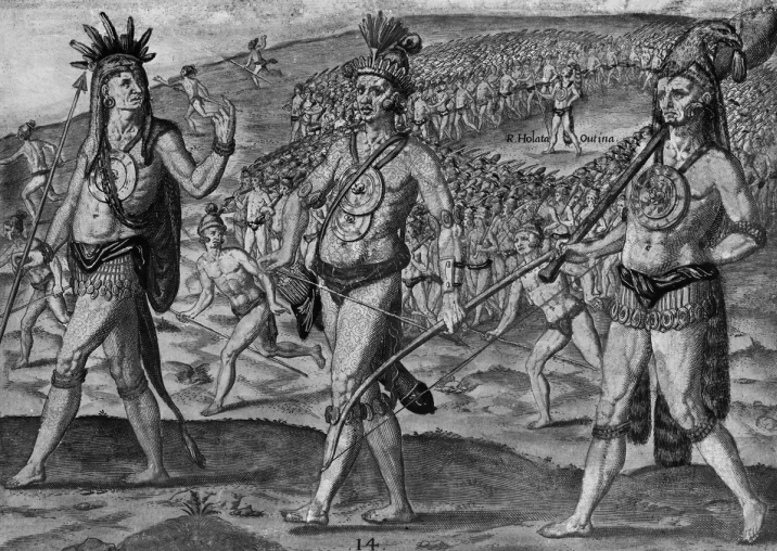 Военное искусство индейцев, индейские войны, битва у Мабилы, вождь Таскалуза.