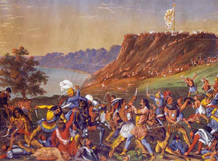 Война с натчез, резня в Натчез 1729 года, мушкеты и томагавки